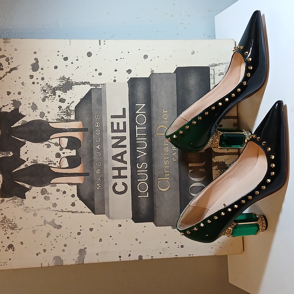 Emerald Gem Heels